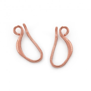 Gancho Elegance Oro Rosa, diseño simple y refinado | Tessiland