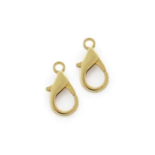 Mosquetons bombés pour bijoux, colliers et bracelets Oro