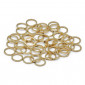 Anellini oro 10mm Nickel Free 48pz | Tessiland