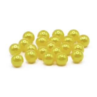 Perles 8mm ABS effet perlé pour bijoux 20pcs 001 limone