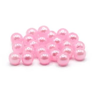 Perlas de 8 mm ABS efecto perlado para bisutería 20pz 007 pink