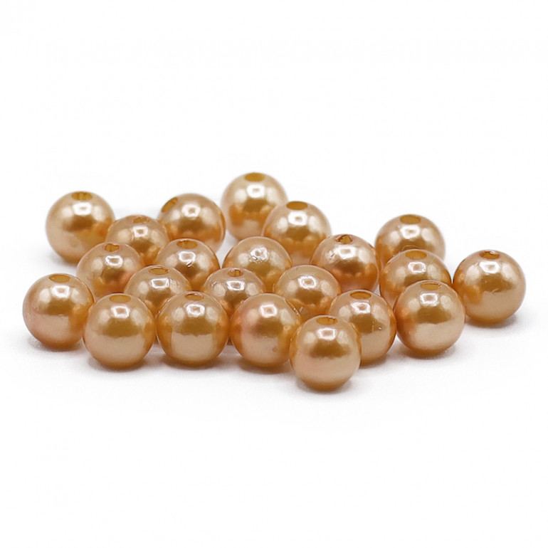 Perlas ABS 8mm Caramelo 016 | Tessiland