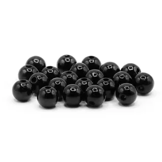 8mm Pearl Effect ABS Beads for Jewelry 20pcs 027 nero