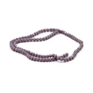 Cristaux facettés en verre de 4 mm pour bijoux A084 malva