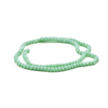 Cristalli 4mm sfaccettati in vetro per bijoux A077 uva