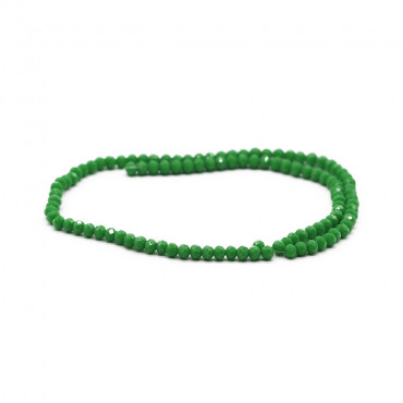 Cristalli sfaccettati in vetro 4mm per bijoux A079 basilico