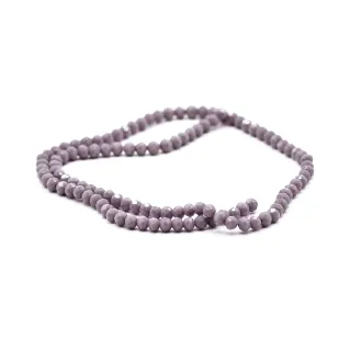 4mm Faceted Glass Crystals for Jewelry A083 lavanda