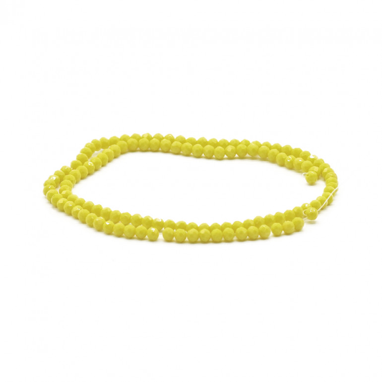 Faceted Crystals 4 mm A113 Solid Iridescent Cedar | Tessiland