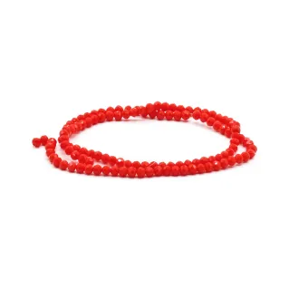 Cristaux facettés en verre de 4 mm pour bijoux A119 corallo