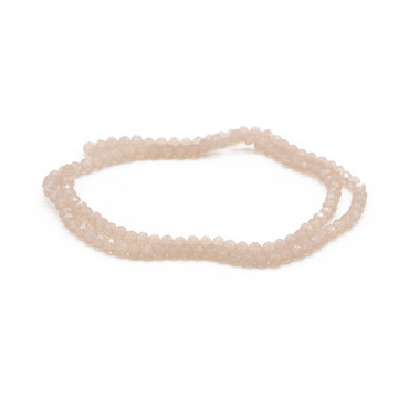 Cristalli sfaccettati in vetro 4mm per bijoux A128 peonia