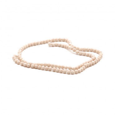 Cristalli sfaccettati in vetro 4mm per bijoux A130 porcellana