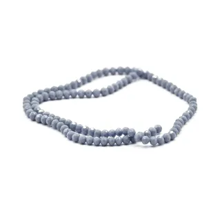 4mm Faceted Glass Crystals for Jewelry A139 glicine