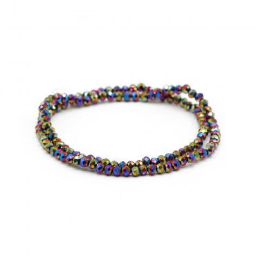 Cristalli 4mm sfaccettati in vetro per bijoux A231 paradise