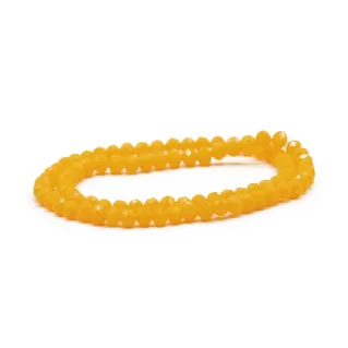 Cristaux en verre à facettes de 6 mm pour bijoux A116 mango