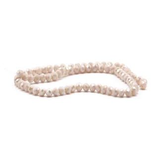 6mm Faceted Glass Crystals for Jewelry A160 flamingo