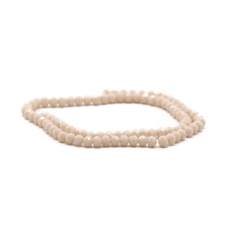 Cristaux en verre à facettes de 6 mm pour bijoux A130 porcellana