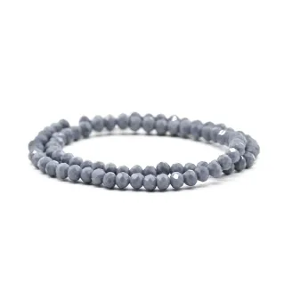 6mm Faceted Glass Crystals for Jewelry A139 glicine