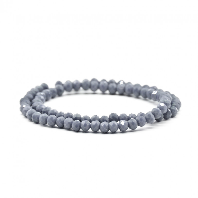 Cristaux 6 mm A139 Glycine Solide Iridescent, verre facetté | Tessiland