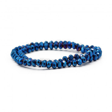 Cristalli 6 mm A230 Eclissi Viola Pieno Cangiante, vetro sfaccettato | Tessiland