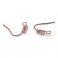 Pink Gold Multiloop Hooks with crystal | Tessiland
