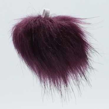Pompon 8cm Bordeaux