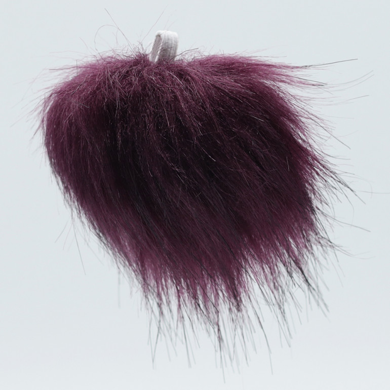 Pompon-8cm-Bordeaux
