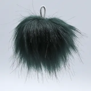 Pompom en fausse fourrure pour applications sur vetements et accessoires Foresta