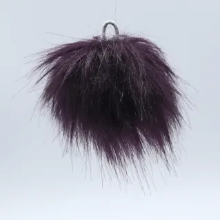Pompon de ecopiel para aplicaciones en ropa y accesorios Prugna