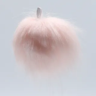 Faux Fur Pom Pom for Clothing and Accessory Applications Rosa baby