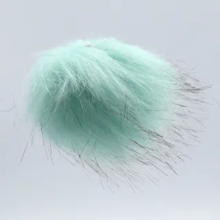 Pompom en fausse fourrure pour applications sur vetements et accessoires Tiffany