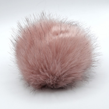 Pompon Gigante 15cm Rosa Antico