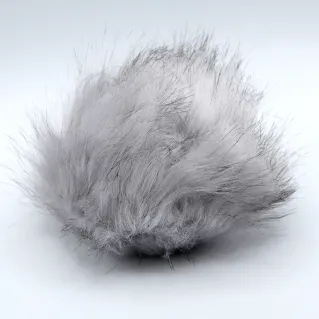 Pompon géant en fausse fourrure pour applications Perla
