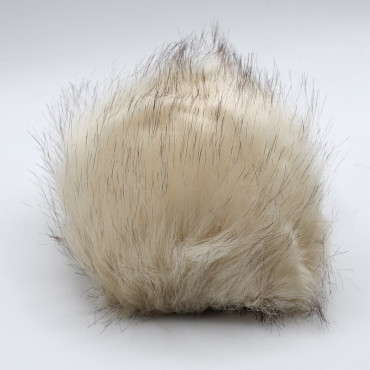 Pompon Gigante 15cm Panna