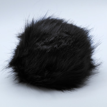 Pompon Gigante 15cm Nero
