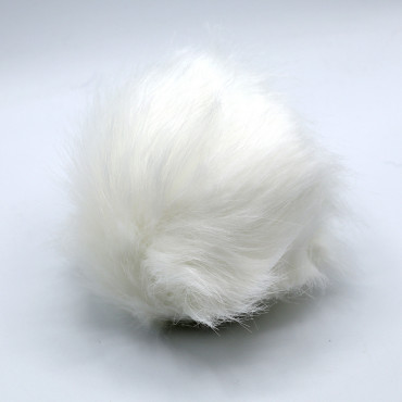 Pompon Gigante 15cm Bianco