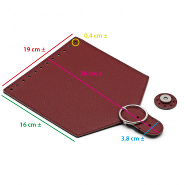 Patta Levante Bordeaux Elegante e Resistente | Tessiland