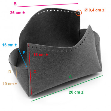 Bauletto Base to Reinforce Bags | Tessiland