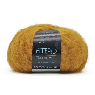 Altero mezcla alpaca perchado ovillo 50g Ocra