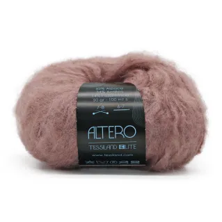 Altero brushed alpaca blend yarn ball 50g Rosa antico