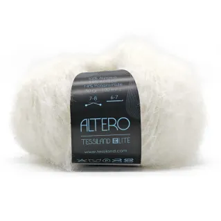 Altero brushed alpaca blend yarn ball 50g Panna