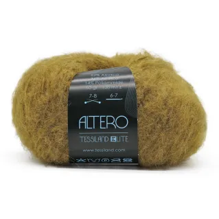 Altero mezcla alpaca perchado ovillo 50g Mostarda