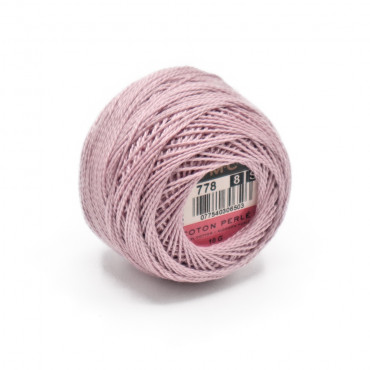 Cotone Perlè DMC n 8 gomitolo 10g Glicine 778