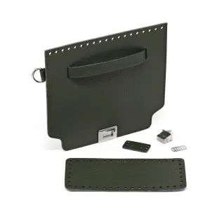 Set de bolso Incanto Color Match ecopiel para bolsas de ganchillo Militar