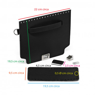 Set Sac Incanto Noir Style et Créativité | Tessiland