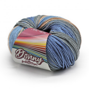 Donny Pattern algodón puro degradado ovillo 50g Zoom