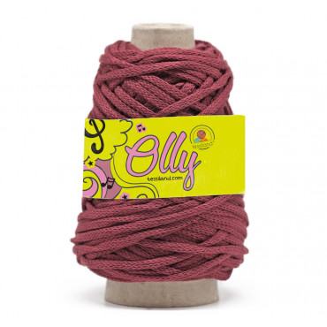 Cordino Olly Bordeaux Misto Cotone per Borse e Home Decor | Tessiland