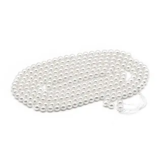 Japanese Resin Beads Strung for Jewelry and Accessories White