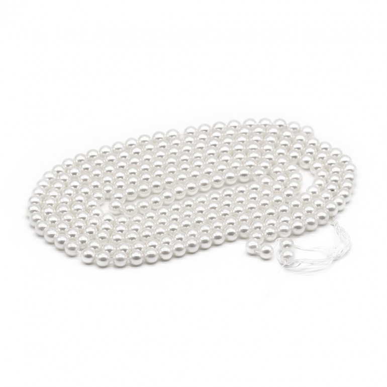 Perle Resina 6mm effetto Bianco per bijoux | Tessiland