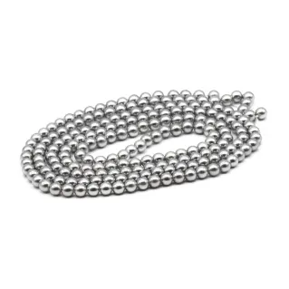 Perles japonaises en résine enfilées pour bijoux et accessoires Argento