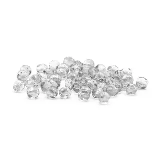 Cristaux de Bohême 6mm facettés en verre pour bijoux Trasparente